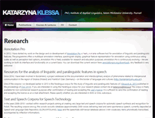 Tablet Screenshot of katarzyna.klessa.pl